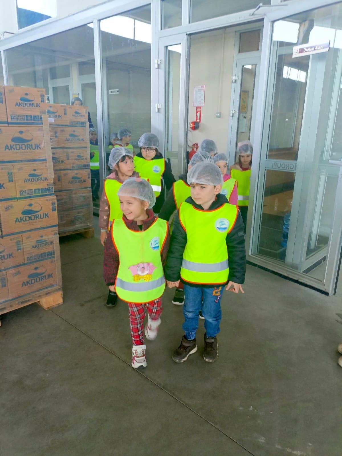 Anaokulu Öğrencileri, Akdoruk Fabrikasını Ziyaret Etti